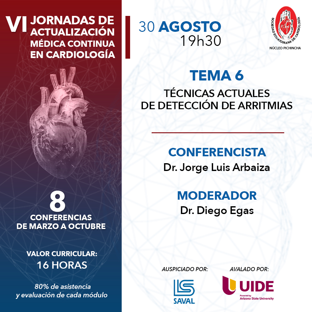 Técnicas actuales de detección de arritmias