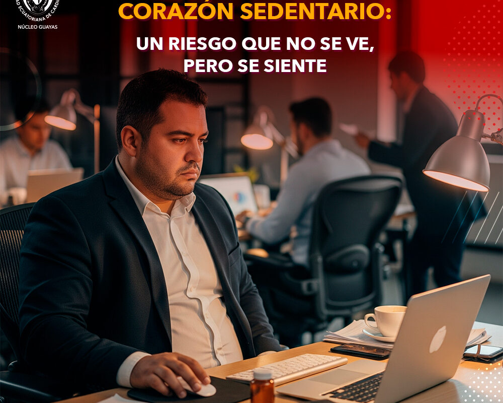 Corazón sedentario: el riesgo de estar sentado todo el día
