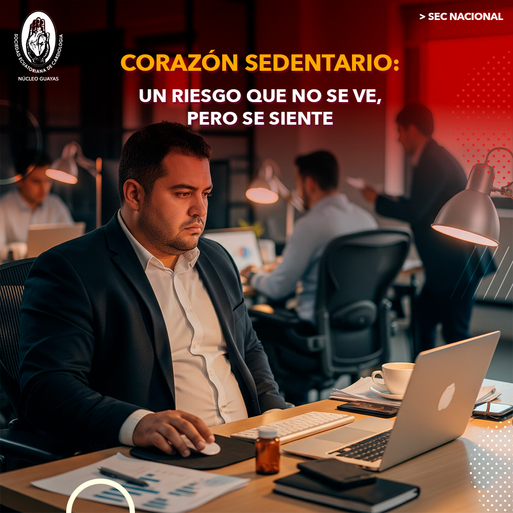 Corazón sedentario: el riesgo de estar sentado todo el día