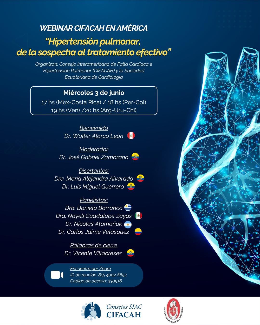 Webinar Hipertensión pulmonar