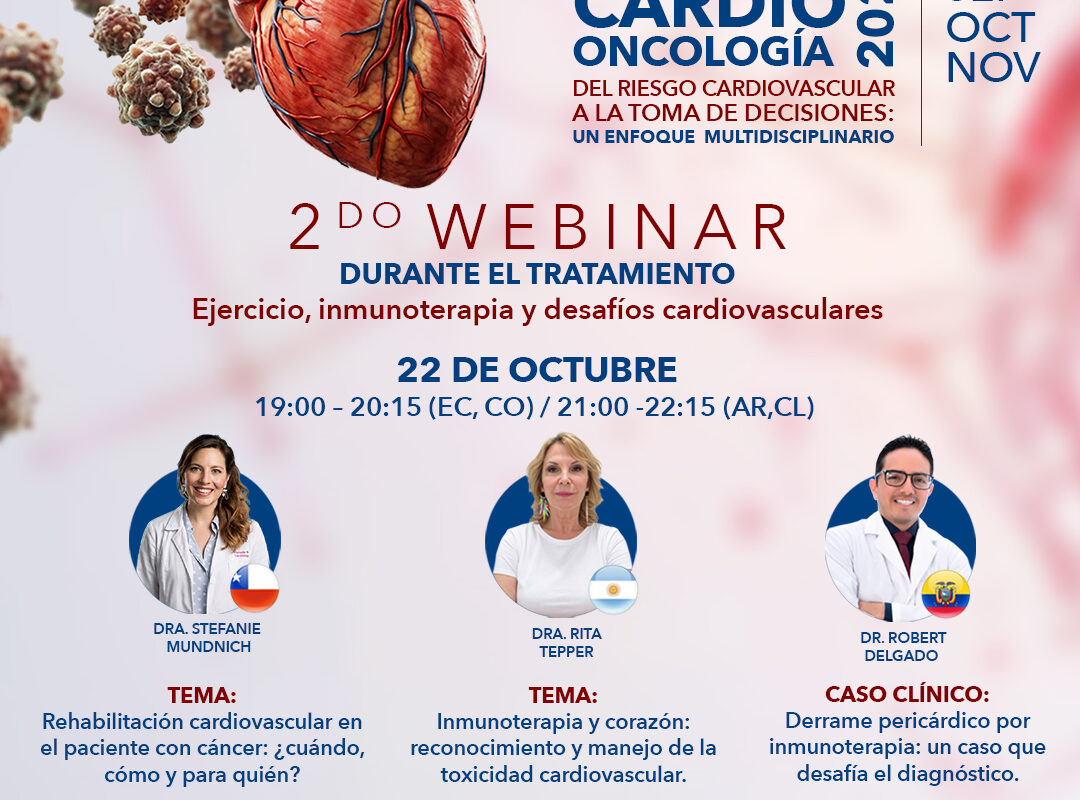 2do Webinar Serie internacional de Cardio-Oncología