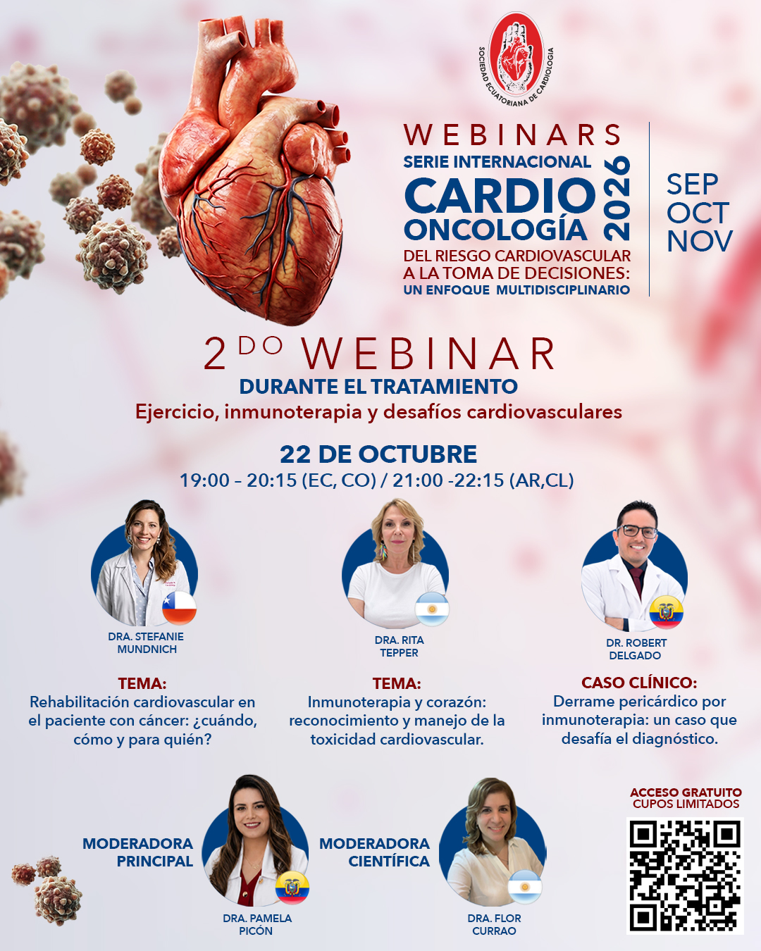 2do Webinar Serie internacional de Cardio-Oncología
